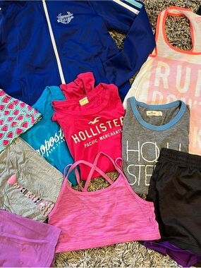 Teen Girls Summer Bundle XS/S Size 16 Hollister Aero Justice 8 Pieces